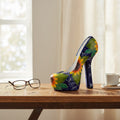 Talavera High Heel Statue | Sunflower Design