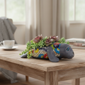 Mexican Handmade Seal Planter | Colorful Talavera Seal