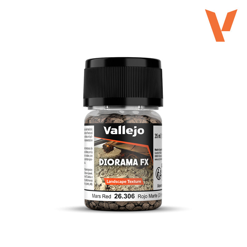 Vallejo Diorama FX: Landscape Texture - Mars Red - 2-5 mm