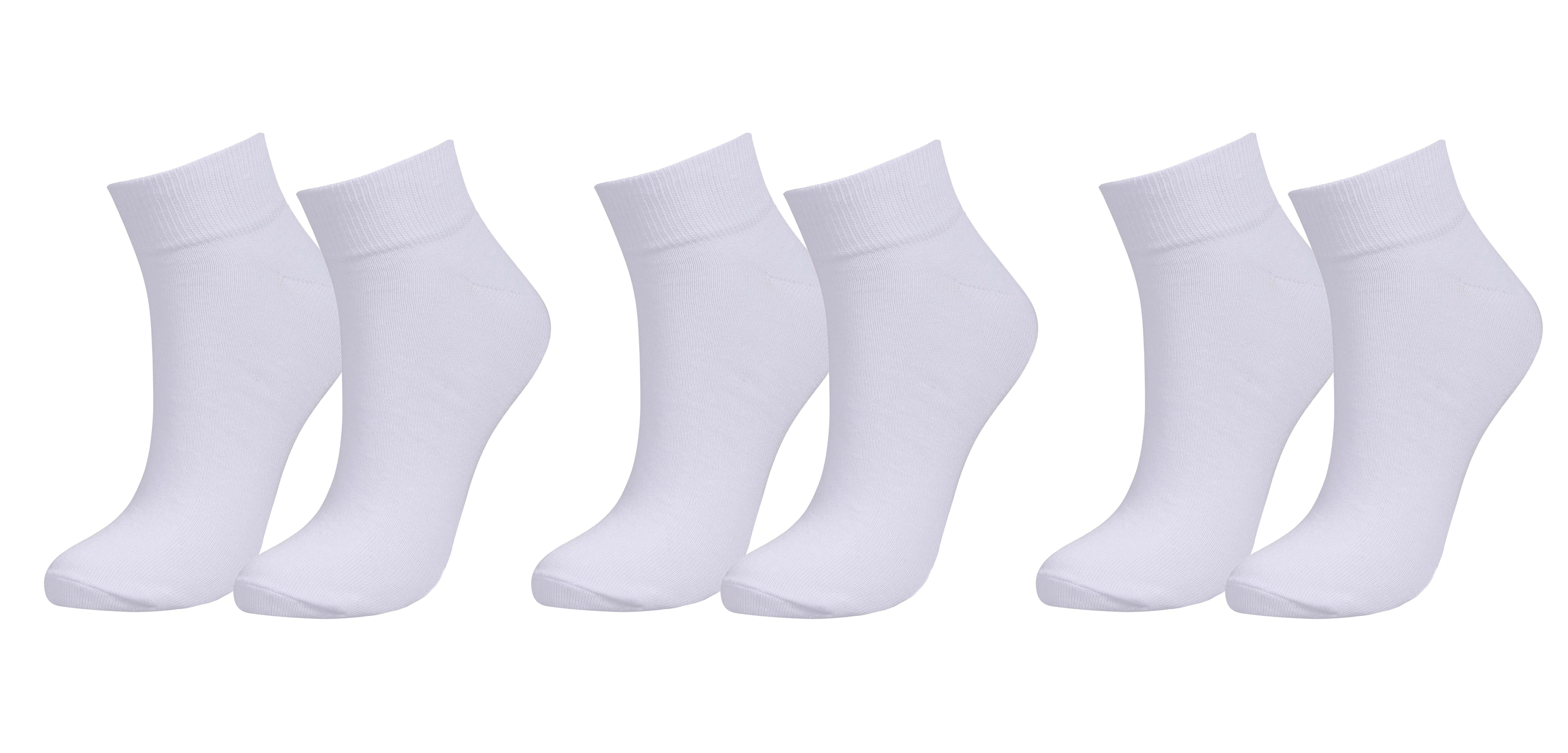 tittimitti® Women’s 98% Organic Cotton Ankle Socks 3-Pack – Breathable Everyday Ankle Socks