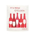 Wine O'Clock Swedish Dishcloth